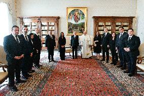 Pope Francis Receives Iraqi President - Vatican