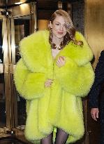 Hunter Schafer Leaving The Tonight Show - NY