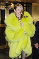 Hunter Schafer Leaving The Tonight Show - NY