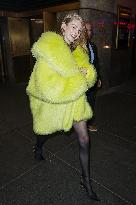 Hunter Schafer Leaving The Tonight Show - NY