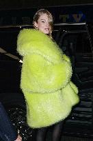 Hunter Schafer Leaving The Tonight Show - NY