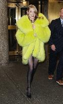 Hunter Schafer Leaving The Tonight Show - NY