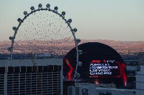 City During F1 Las Vegas Grand Prix