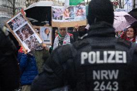 Pro Palestinian Demonstration Continue In Duesseldorf