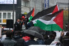 Pro Palestinian Demonstration Continue In Duesseldorf