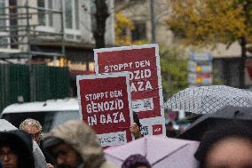 Pro Palestinian Demonstration Continue In Duesseldorf