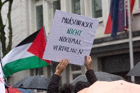 Pro Palestinian Demonstration Continue In Duesseldorf