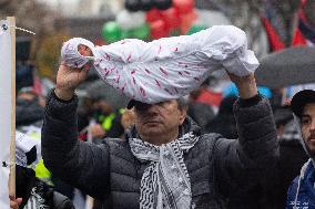 Pro Palestinian Demonstration Continue In Duesseldorf