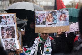 Pro Palestinian Demonstration Continue In Duesseldorf