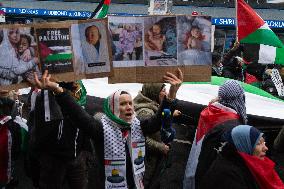 Pro Palestinian Demonstration Continue In Duesseldorf