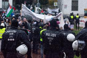 Pro Palestinian Demonstration Continue In Duesseldorf