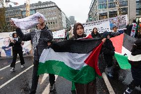 Pro Palestinian Demonstration Continue In Duesseldorf