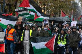 Pro Palestinian Demonstration Continue In Duesseldorf