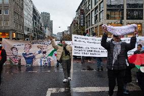 Pro Palestinian Demonstration Continue In Duesseldorf