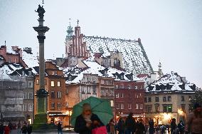 POLAND-WARSAW-WINTER-FIRST SNOW