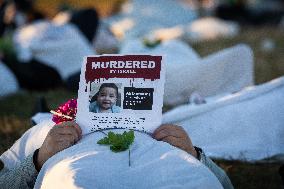 Die-in for Gaza in Washington, DC