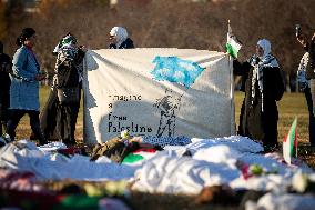 Die-in for Gaza in Washington, DC