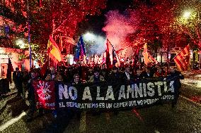 Far-Right Rally Against Controversial Amnesty Deal - Madrid