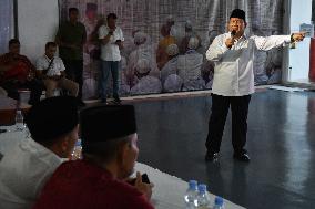 Indonesia's Presidential Candidate Prabowo Subianto