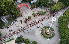 CHINA-YUNNAN-LUCHUN-ETHNIC GROUP-TOURISM FESTIVAL-LONG STREET BANQUET (CN)
