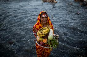 NEPAL-LALITPUR-CHHATH FESTIVAL