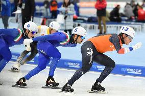 (SP)CHINA-BEIJING-SPEED SKATING-ISU WORLD CUP-DAY 3(CN)