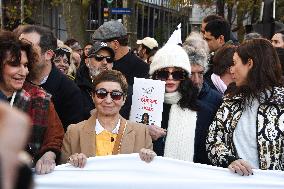 Silent March For Peace - Paris