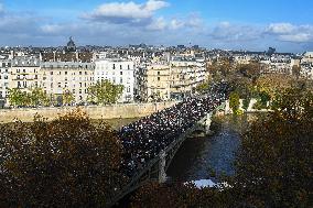 Silent March For Peace - Paris