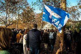 Silent March For Peace - Paris