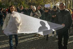 Silent March For Peace - Paris