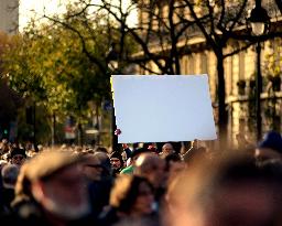 Silent March for Peace - Paris