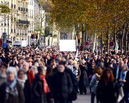 Silent March for Peace - Paris