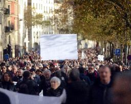 Silent March for Peace - Paris