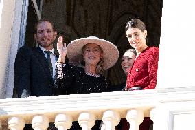 NO TABLOIDS: Monaco National Day Celebrations- Balcony