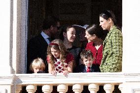 NO TABLOIDS: Monaco National Day Celebrations- Balcony