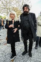 Paris Hosts A Silent March For Peace And Against The War Between Israel And Hamas