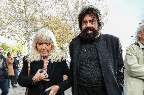 Paris Hosts A Silent March For Peace And Against The War Between Israel And Hamas