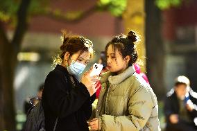 Tourists Visit The Forbidden City in Beijing