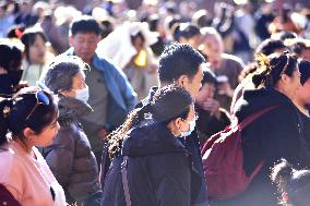 Tourists Visit The Forbidden City in Beijing