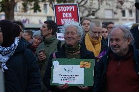 Jews And Palaestinian Peace Walk In Cologne