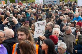 Jews And Palaestinian Peace Walk In Cologne