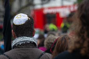 Jews And Palaestinian Peace Walk In Cologne