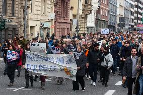 Jews And Palaestinian Peace Walk In Cologne