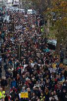 Jews And Palaestinian Peace Walk In Cologne