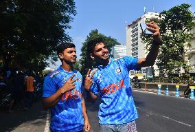 ICC Men's Cricket World Cup 2003 Final Celebration At Kolkata, India.