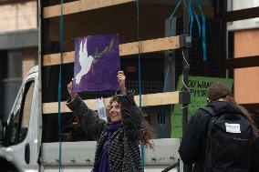 Jews And Palaestinian Peace Walk In Cologne