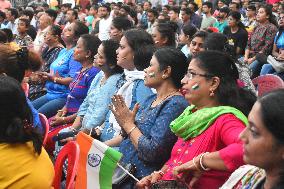 ICC Men's Cricket World Cup 2003 Final Celebration At Kolkata, India.