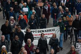 Jews And Palaestinian Peace Walk In Cologne