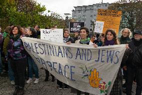 Jews And Palaestinian Peace Walk In Cologne