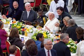Pope Francis Observes The 7th World Day Of The Poor